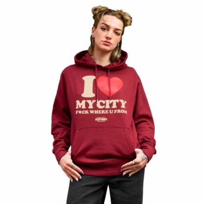 FWYF - Hoodie - Bordeaux - Femme