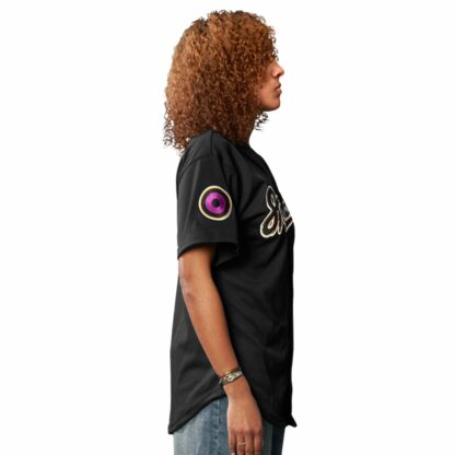 Homerun - Chemise de baseball - Noir - Femme – Image 2